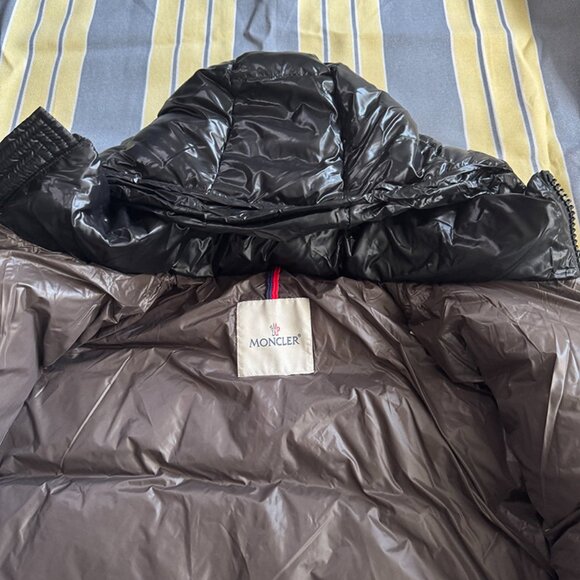 Moncler Maya Black Shiny Windbreaker Jacket - Picture 5 of 10